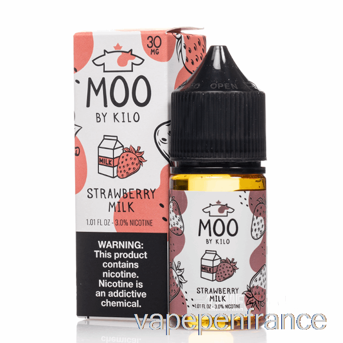 Lait De Fraise - Sels De Meuh - Stylo Vape 30ml 50mg